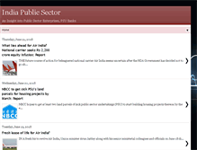 Tablet Screenshot of indiapublicsector.com